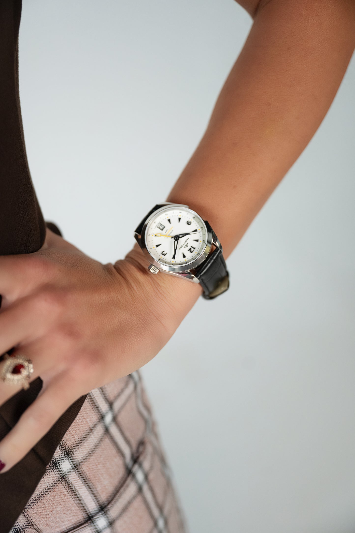 Embossed Leather Strap